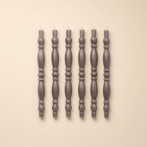 6pk Spindle Taper Candles - Hearth & Hand™ with Magnolia - 1 of 3