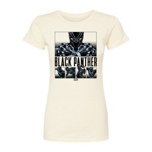 Women's - Marvel - Black Panther Grid Fitted Graphic T-Shirt - 1 of 2