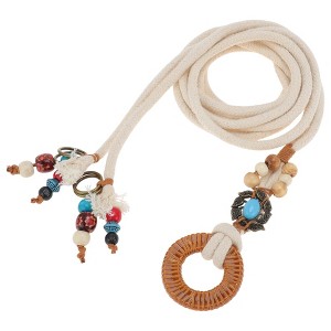 Unique Bargains Women's Buckle Bohemian Waist Rope 1 Pc - 1 of 4