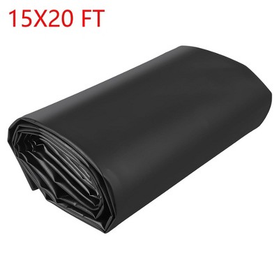 15X20 FT LLDPE Pond Liners 20 Mil UV Resistant Preformed Fish Liner Easy Cutting