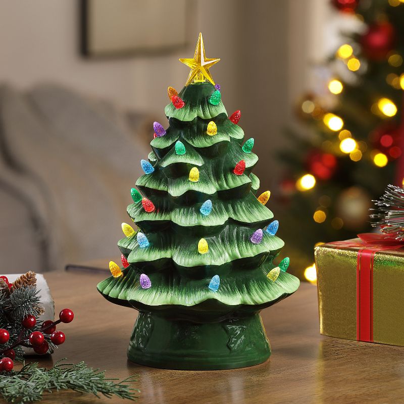 Mr. Christmas Nostalgic Ceramic LED Christmas Tree, 3 of 9