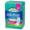 Always Ultra Thin Pads Size 2 Super Long Absorbency Unscented Without Wings - 40ct - image 2 of 4