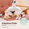 Bearington Lil' Pugsly Small Plush Pug Stuffed Animal Puppy Dog, 6 inch - 2 of 4