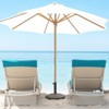 Tangkula Outdoor Market Umbrella Base Stand Heavy-duty Resin Round Pole Holder - 4 of 4