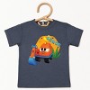 Leo the Truck Scoop Name Distressed - Toddler Short Sleeve Graphic T-Shirt - 2 of 3
