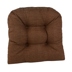 Gripper 2pk 15"x15" Klear Vu Tyson Universal Non Slip Overstuffed Dining Chair Cushions - 1 of 4