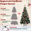 6/7FT Christmas Tree，Easy Setup & Foldable Metal Stand for Home/Office - 4 of 4