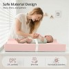 GOTGELIF Waterproof PU Foam Portable Baby Changing Pad with Safety Strap - 2 of 4