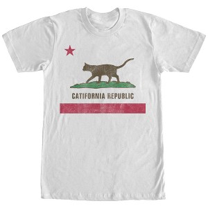 Men's Lost Gods Cat Republic Flag T-Shirt - 1 of 4