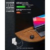 iHome 65W GaN Charger Block, Dual Port (USB-C PD & USB-A), Fast Charging Laptop Adapter with Foldable Plug, White - 4 of 4