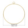 Unique Bargains Decor Wedding Party Wall Hanging Round Metal Wreath 3 Pcs - 2 of 4