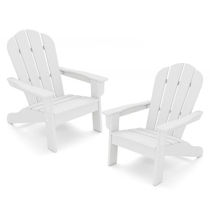 Tangkula 2PCS Kid's Adirondack Chair All-Weather HDPE Toddler Lawn Chair w/ Ergonomic Design - 1 of 4
