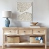 Gulches Framed Abstract Coastal Rice Shadowbox Wall Decor Off-White See below - 3 of 4