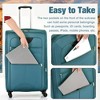 Okak Softside Expandable Luggage Sets with Duffel Bag, Lightweight Checked Luggage with Upright Spinner, Travel Luggage for Family - 3 of 4