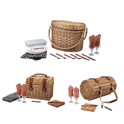 picnic basket set amazon