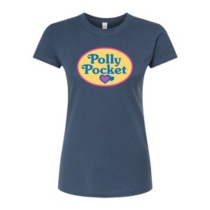 Women's - Polly Pocket - Polly Pocket Color Logo Fitted Graphic T-Shirt - 1 of 3