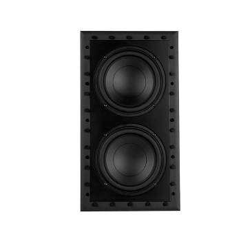 Monolith M-IWSUB82 Dual 8in In-Wall Subwoofer| Passive, Paintable, Easy Install, Adds Powerful Bass to In-Wall or In Ceiling Home Theater System