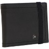 Jack Abrahams - Jack Abrahams Goat Nappa Leather Bi-Fold Slim Compact Wallet Black - 2 of 4