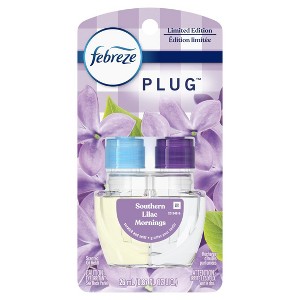 Febreze Plug In Air Freshener, Odor-Fighting Scented Oil Refill, Southern Lilac Mornings, 1 Refill - 1 of 1