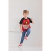 Marvel Avengers 4 Pack Athletic Raglan T-Shirts - 2 of 4