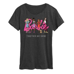 Women's - Barbie - Together We Shine Short Sleeve Graphic T-Shirt - 1 of 4