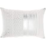 14"x20" Oversize Luminescence Metallic Printed Lumbar Throw Pillow - Mina Victory