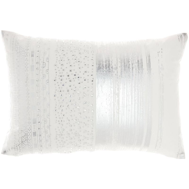 14"x20" Oversize Luminescence Metallic Printed Lumbar Throw Pillow - Mina Victory, 1 of 10