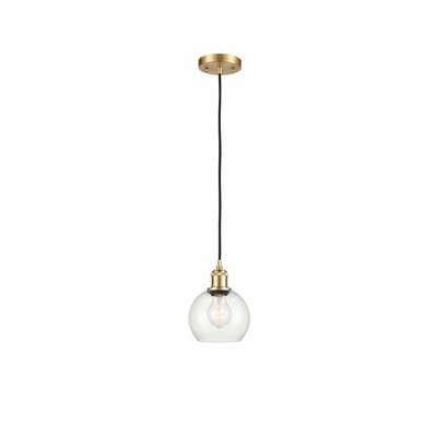 Athens - 1 Light Mini Pendant In Industrial Style-9.88 Inches Tall and 6 Inches Wide