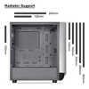 SilverStone Technology SETA A1 Silver on Black Premium ATX/Micro-ATX Case with Temperd Glass - SEA1SB-G - 3 of 4