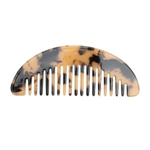 Unique Bargains Geometric Semicircle Wide Tooth Comb 1 Pc - 1 of 4