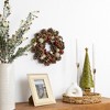 Northlight Glittered Pine Cone and Berry Artificial Christmas Wreath, 12-Inch, Unlit - 2 of 4