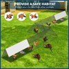 Metal Chicken Tunnel with Waterproof & Anti-UV Cover, Chicken Run for Yard, Outdoor Backyard Farm, Portable Chicken Coop for Hens, Ducks, Rabbits - 4 of 4