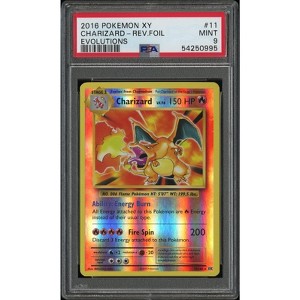 2016 Pokemon XY Evolutions Reverse Holo Charizard #11 PSA MINT 9 (Graded Card) - 1 of 2