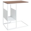vidaXL Side Table White 21.7 in.x14.2 in.x23.4 in. Engineered Wood - 2 of 4