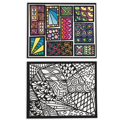 Abstract Velvet Art Posters Pack of 30, 8" x 10"