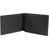 Jack Abrahams - Jack Abrahams Goat Nappa Leather Bi-Fold Card Case Wallet Black - 3 of 4