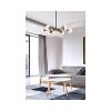 Elegant Lighting Briggs 36 inch pendant in black and brass with clear shade - 2 of 4