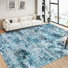 Runner Rug, Vintage Abstract Washable Hallway Runners for Kitchen Laundry Room, Ultra-Thin Soft Non-Slip Rug Runners for Entryway Bedroom - 2 of 4