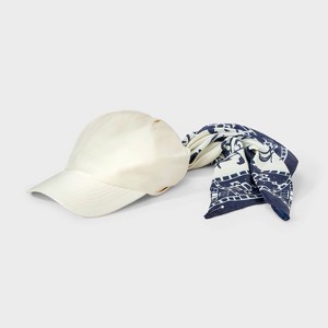 Floral Print Scarf Back Baseball Hat - A New Day™ Cream : Target