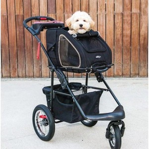 Petique 5-in-1 Pet Stroller Complete Set with Pet Carrier and Stroller Frame - 1 of 4