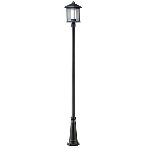 Z-Lite Mesa 1 - Light Post Light in  Black - 1 of 1