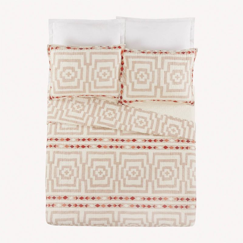 Justina Blakeney for Makers Collective 3pc Hypnotic Quilt Set, 4 of 11