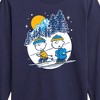 Boys' - Peanuts - Charlie Brown And Linus Skiing Long Sleeve Graphic T-Shirt - 2 of 4
