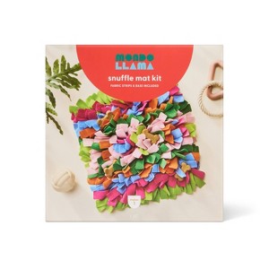 Pets Craft Fleece Enrichment Snuffle Mat Activity Kit - Mondo