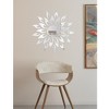 Sunflower Pattern Mirror Wall Stickers, 3D Mirror Wall Stickers Self-adhesive Removable Acrylic Decorative Wall Stickers - 4 of 4