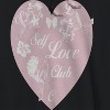 Rerun Island Men's Self Love Club Heart Long Sleeve Graphic Cotton Sweatshirt Hoodie - 2 of 4