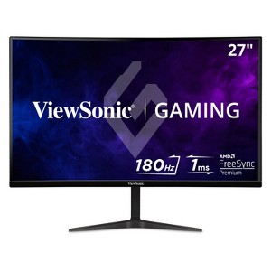 ViewSonic VX2718-P-MHD 27 Inch 1080p 1ms 180Hz Gaming Monitor with AMD FreeSync Premium, Eye Care, HDMI and DisplayPort - 1 of 4