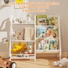 SUGIFT 3-Tier Kids Bookshelf Multi-Functional Toy Organizer for Nursey and Kids Room - 4 of 4