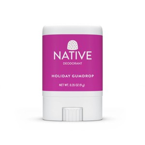Native Limited Edition Holiday Aluminum-Free Mini Deodorant - Travel Size - Gumdrop - 0.35oz - 1 of 4