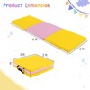 Costway Tri-Fold Folding Exercise Mat 6 ft x 2 ft Portable Gymnastics Tumbling Yoga - 2 of 4